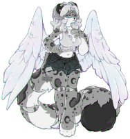 A dragon snow leopard doll.